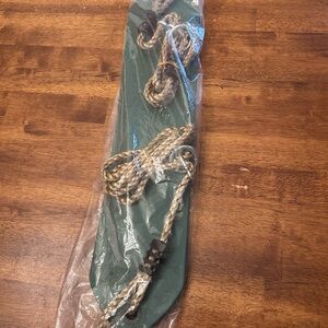 NWOT - Outdoor Green Swing Seat with Ropes